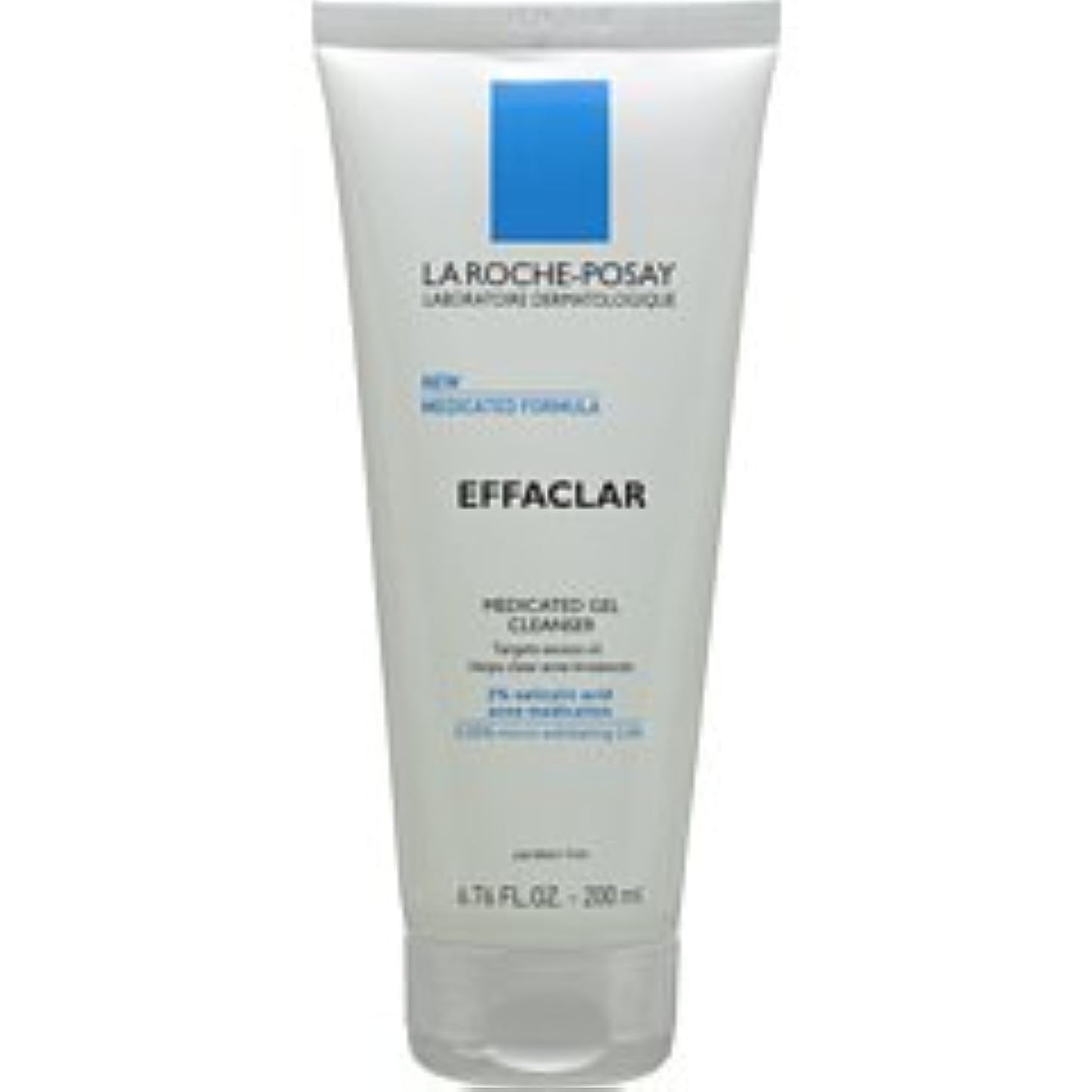 La Roche-Posay Effaclar Medicated Gel Cleanser, 2% Salicylic Acid Cleanser + LHA + Glycerin, Foaming Acne Face Wash, Helps Clear & Prevent Acne Breakouts, Oil Free, Targets Excess Oil