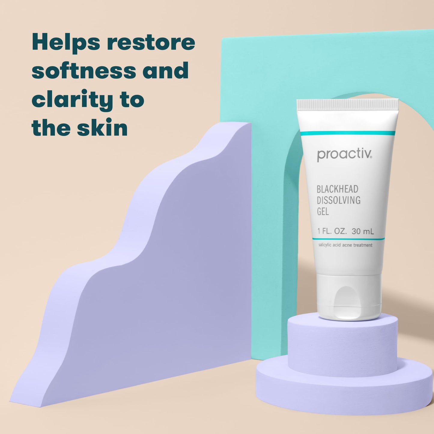 Proactiv Blackhead Dissolving Acne Gel Salicyclic Acid Spot Treatment For Face Unclog Pores and Reduce Blemishes, Tea Tree, 1 Fl Oz