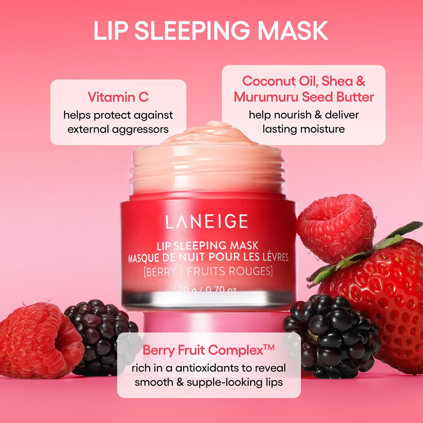 LANEIGE Lip Sleeping Mask - Berry